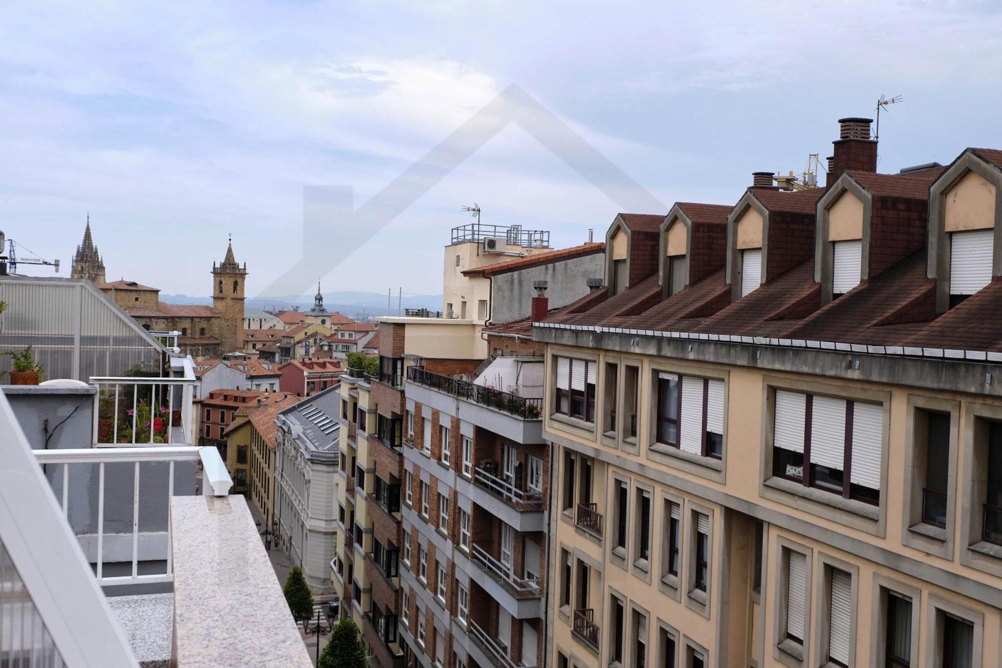 Atico Quintana I - Con Terraza, Vistas A La Ciudad, En El Centro, Con Wifi Y Garaje Apartment Oviedo Exterior photo